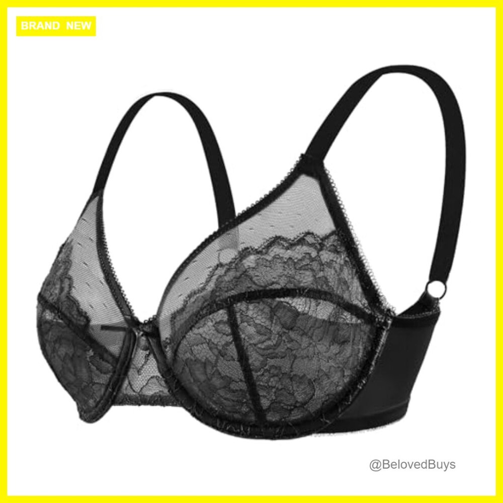 Minimizer Bra Full Coverage Underwire Plus Size L… - image 4